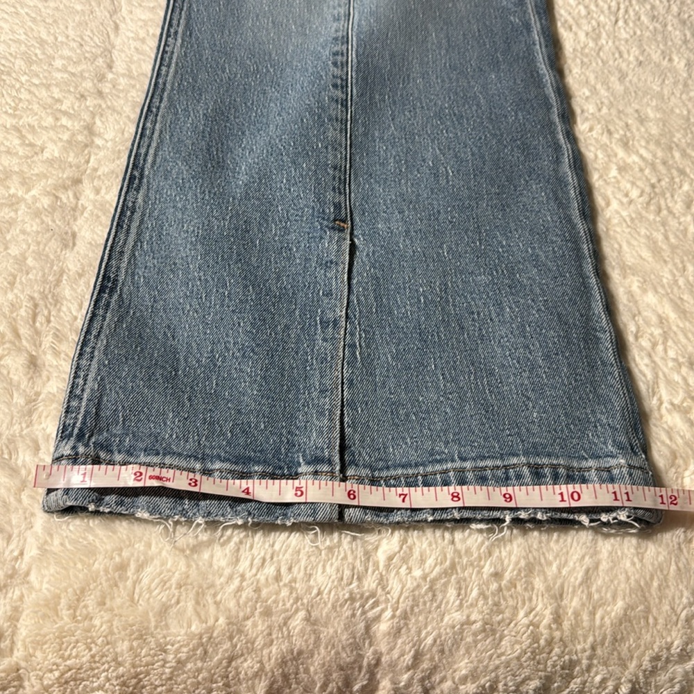 NWT Hudson Size 26 Women's James High Rise Wide Leg Jeans: Caribbean Breeze - Picture 15 of 16